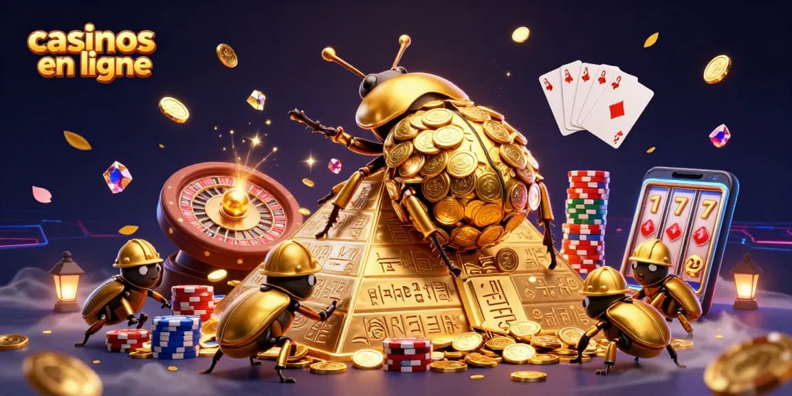 Déclenchez l'expérience des casinos en ligne avec des pièces d'or et une ambiance vibrante.