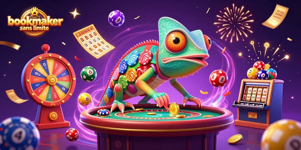 Pariez avec un bookmaker sans limite dans un univers dynamique et coloré rempli d'énergie.