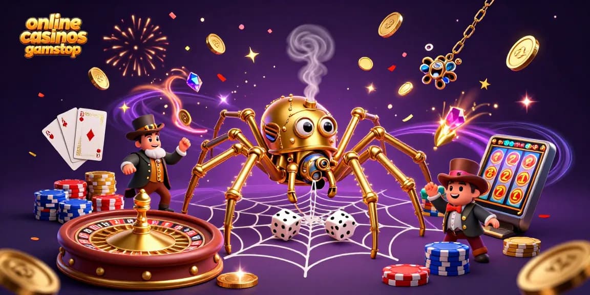 Experience thrilling action at online casinos not on gamstop with a dynamic casino illustration.