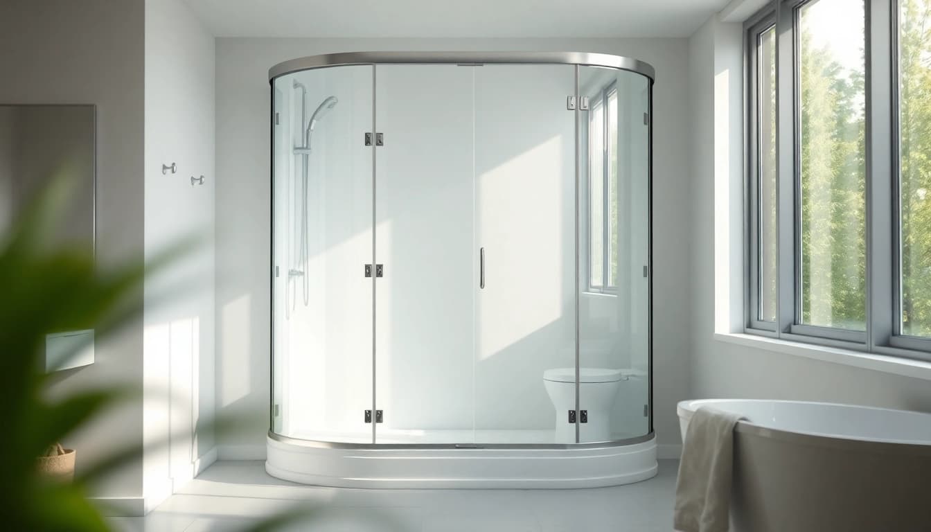 Verleihen Sie Ihrem Badezimmer mit der eleganten sonni Duschkabine eine luxuriöse Note.