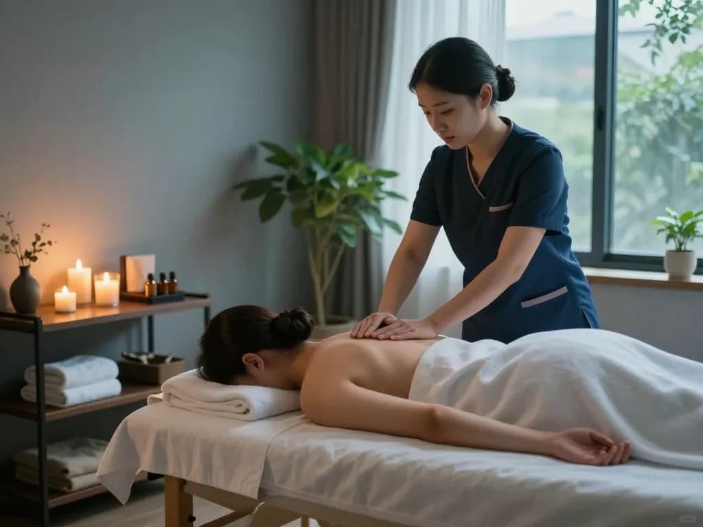 Experience a relaxing 신사동마사지 in a tranquil spa environment with soothing lighting and aromatic elements.