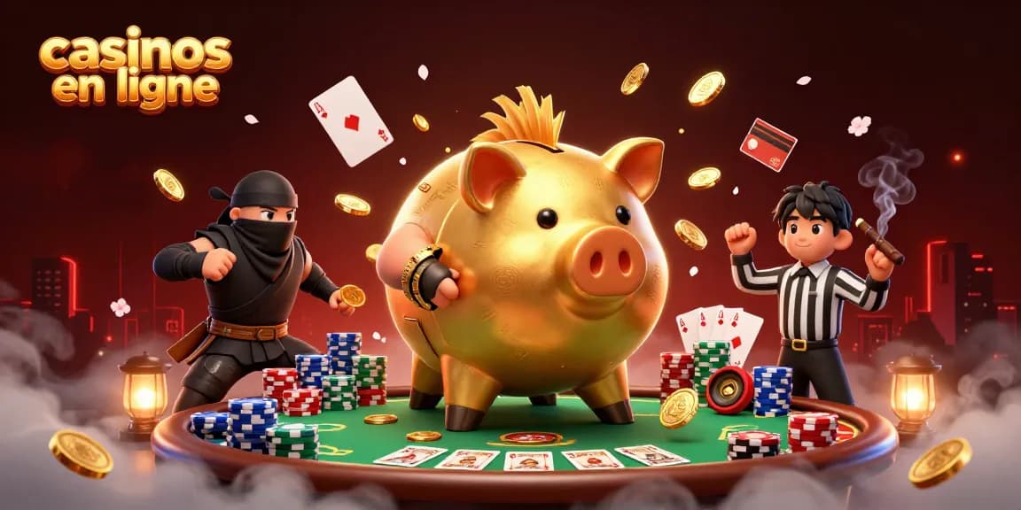 Illuminez votre expérience de jeux avec les casinos en ligne et un rendu de casino éclatant rempli d'animations.