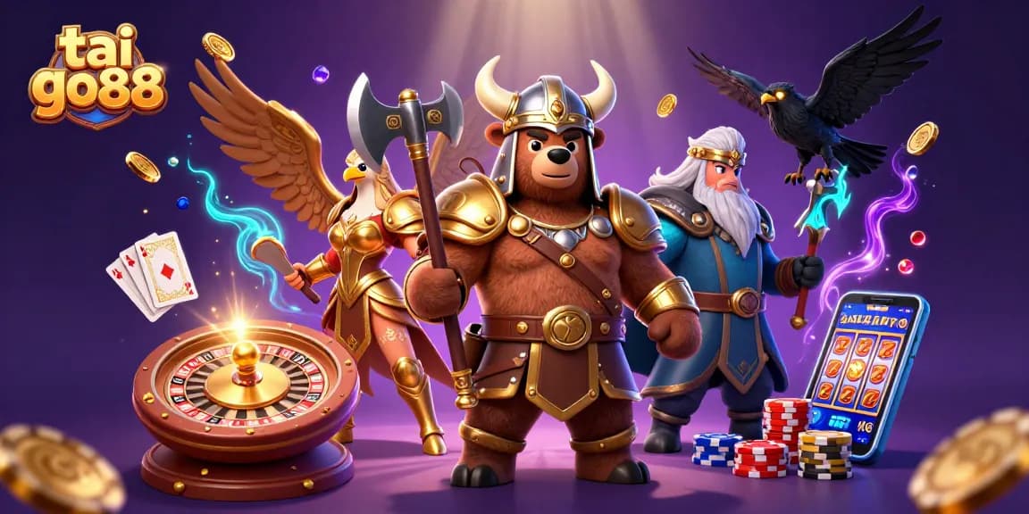Experience the thrilling tai go88 gameplay with dynamic casino elements and vibrant characters.
