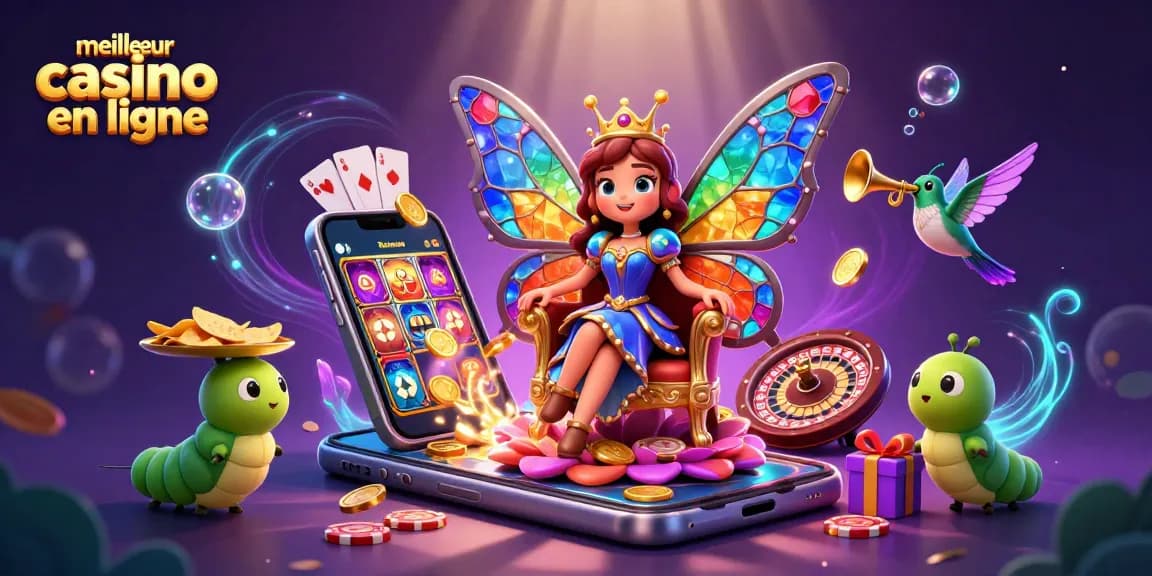 Découvrez le meilleur casino en ligne à travers des personnages animés jouant à des jeux de casino.
