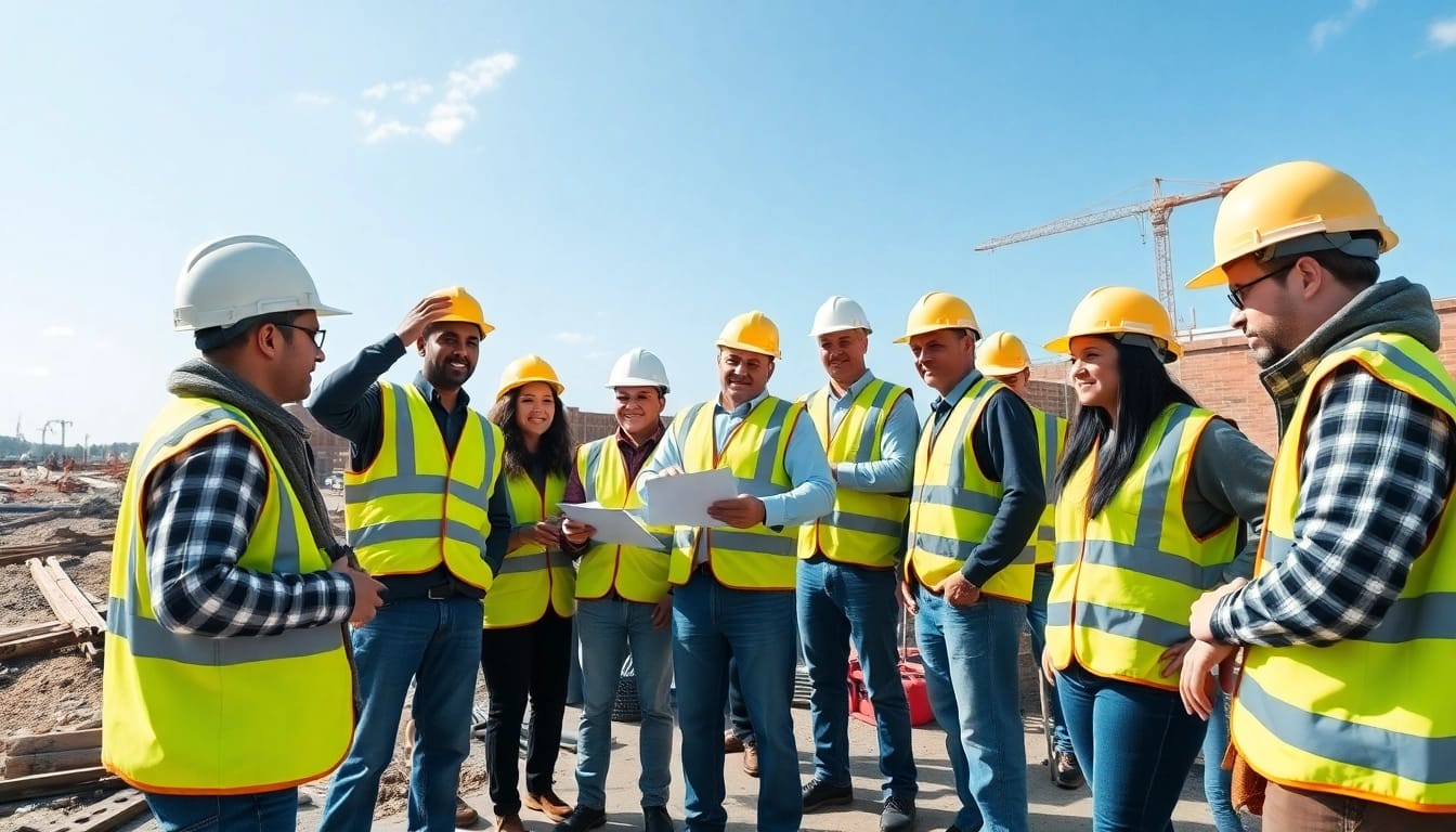 Enhance skills through Construction site safety training with diverse learners in an engaging session.