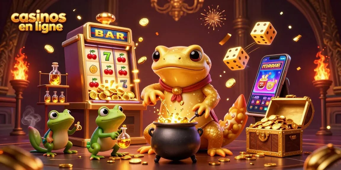 Les casinos en ligne offrent des opportunités de gains avec des machines à sous éclatantes et des alchimistes dorés.