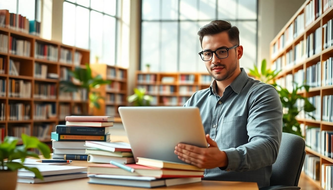 Hire someone to take lsat for you in a focused study environment surrounded by learning materials.