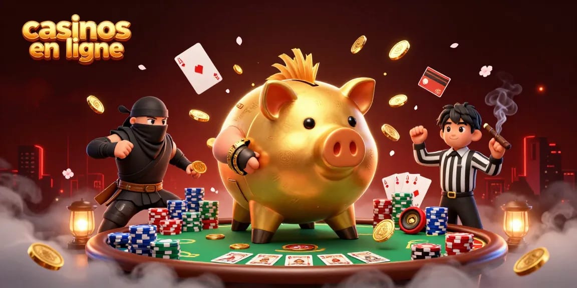 Illuminez votre expérience de jeux avec les casinos en ligne et un rendu de casino éclatant rempli d'animations.