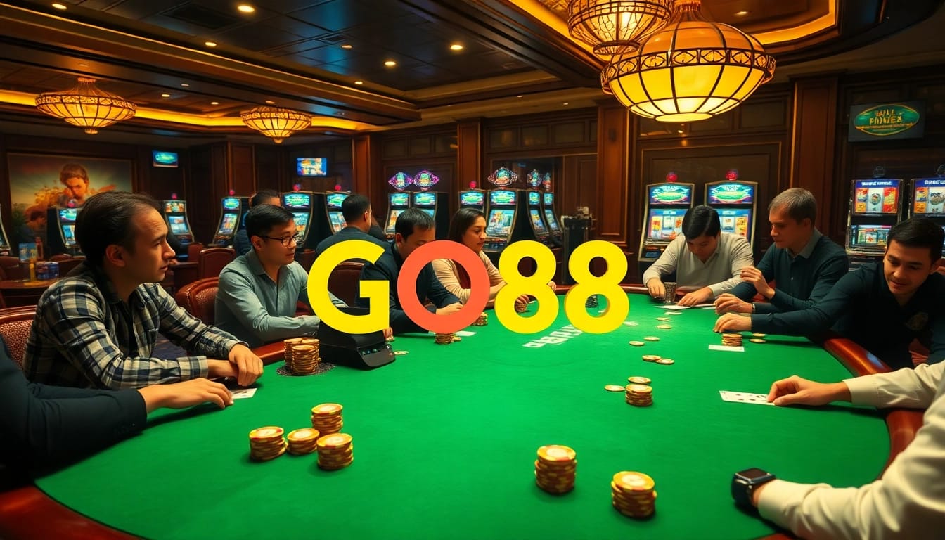 Experience the excitement of high-stakes gambling as players tải go88 and engage in thrilling poker games.