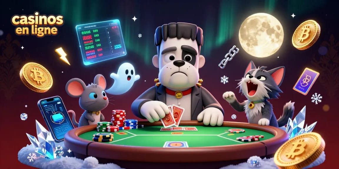 Jouer dans des casinos en ligne avec des personnages fantaisistes, une ambiance dynamique et des éléments crypto.