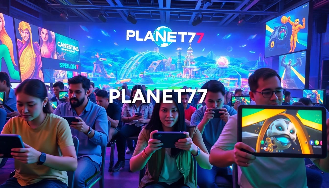 Rasakan keseruan bermain PLANET77 game dengan pemain aktif dan lingkungan permainan yang dinamis.