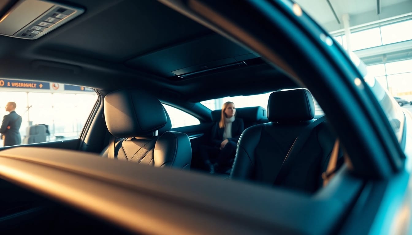 Experience seamless Private Airport Transfers with a professional driver in luxury vehicles.