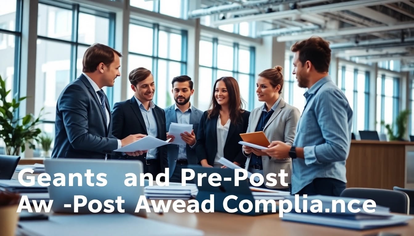 Enhance your understanding of grants and pre-post award compliance through collaborative professional discussions.