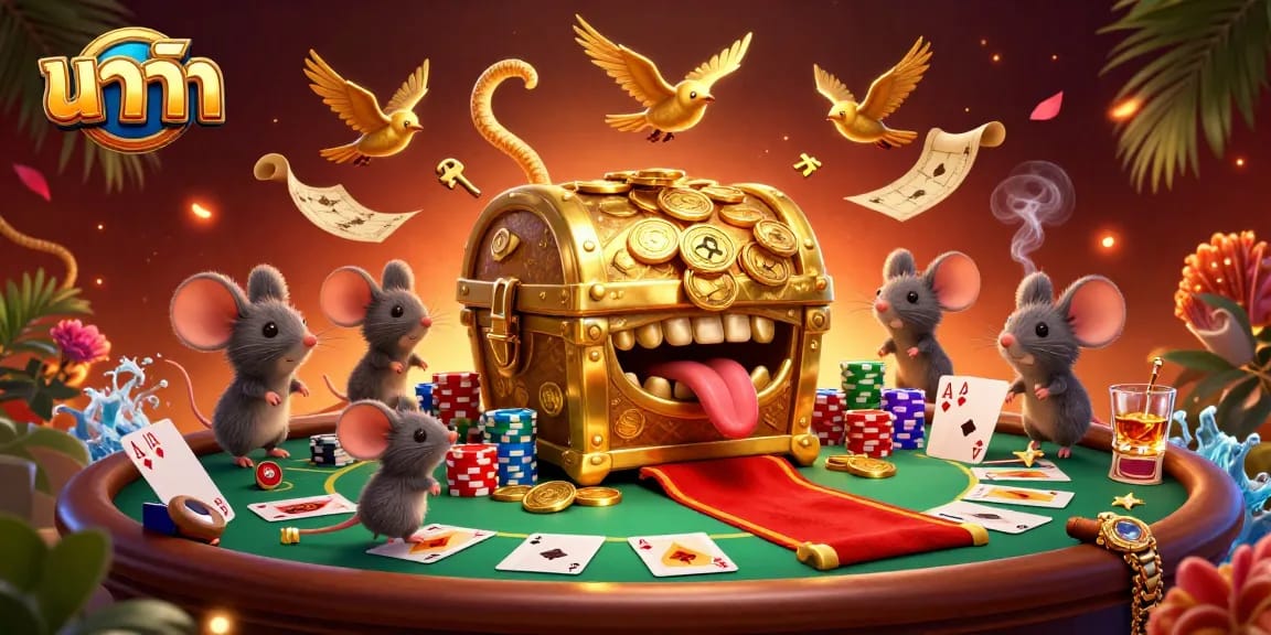 Engage in thrilling บาคาร่า gameplay with a vibrant casino scene rich in detail.
