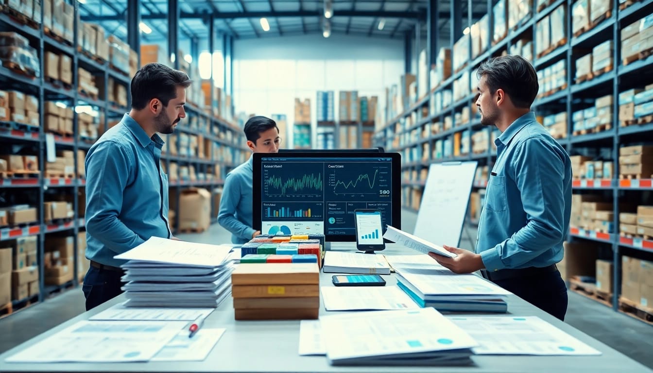 Optimize inventory planning processes in a professional warehouse setting.