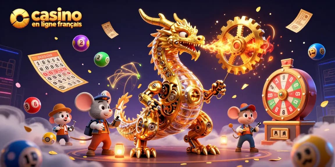 Gagnez des cagnottes sur le casino en ligne français avec ce dragon mécanique emblématique.