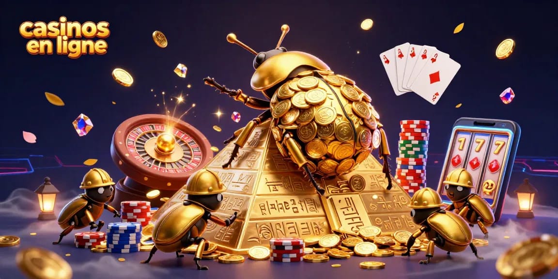 Déclenchez l'expérience des casinos en ligne avec des pièces d'or et une ambiance vibrante.