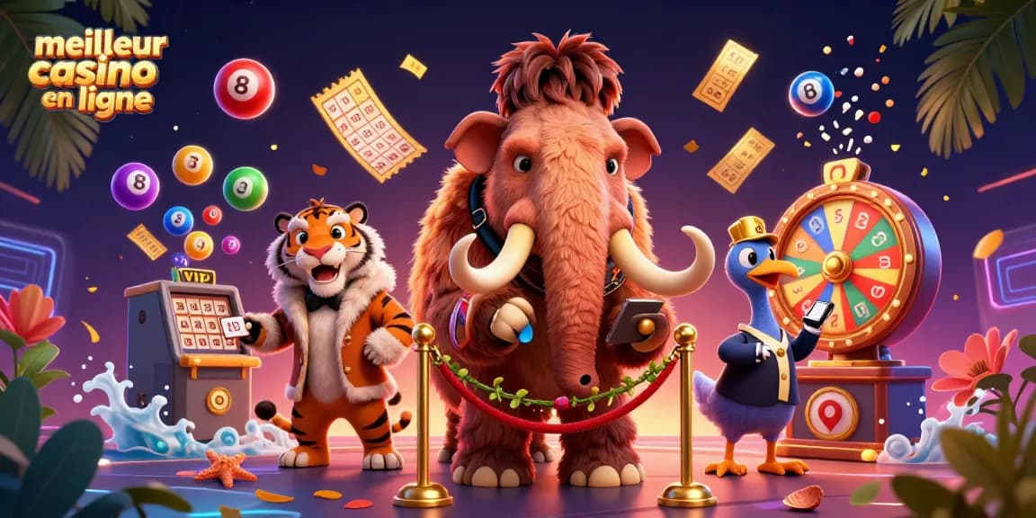 Découvrez le meilleur casino en ligne avec des jeux fascinants et des croupiers animés dans une scène illustrée