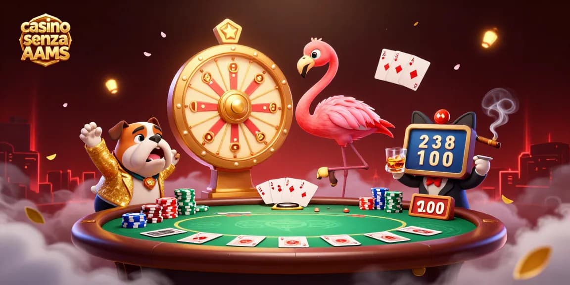 Vincere con i migliori casino senza AAMS, slot colorate e giochi d'azzardo entusiasmanti.
