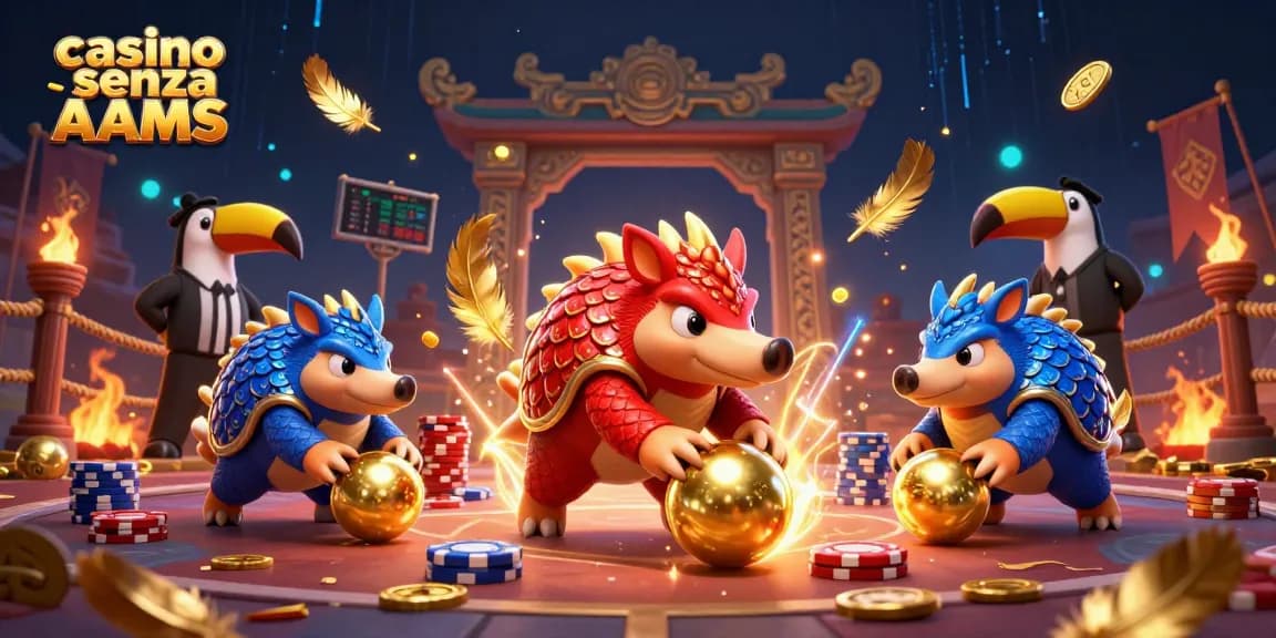 Giocare nel casino senza AAMS con i pangolini in lotta tra chip e monete d'oro