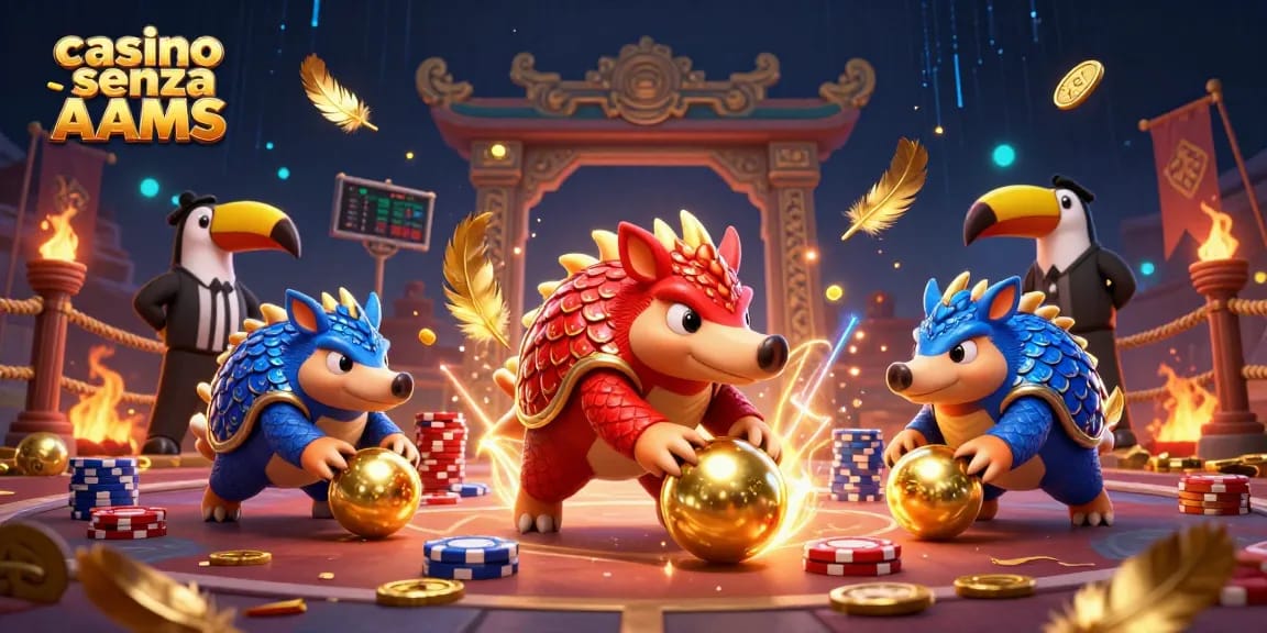 Giocare nel casino senza AAMS con i pangolini in lotta tra chip e monete d'oro