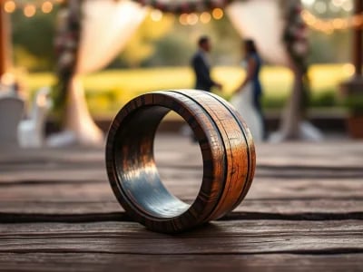 Handcrafted Whiskey Barrel Wedding Bands: Unique and Elegant Choices