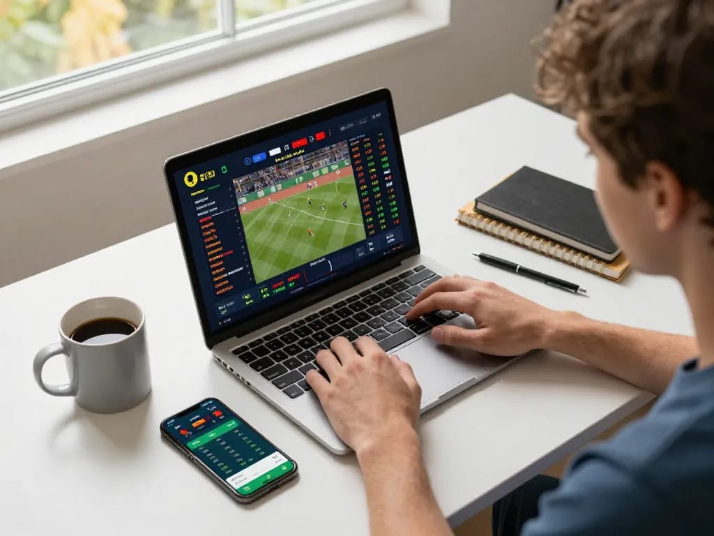 Experience the thrill of sports betting with FIVE88, engaging in live game analysis and strategic betting.
