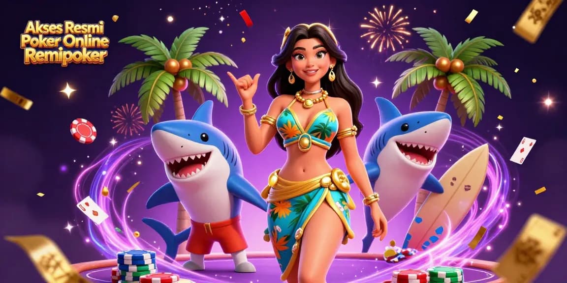 Akses Resmi Poker Online Remipoker brings exciting poker gameplay with vibrant colors and dynamic visuals, engaging players.