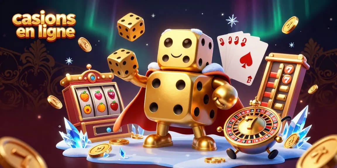Jouer dans des casinos en ligne avec des personnages de dés et des éléments de jeu fascinants.