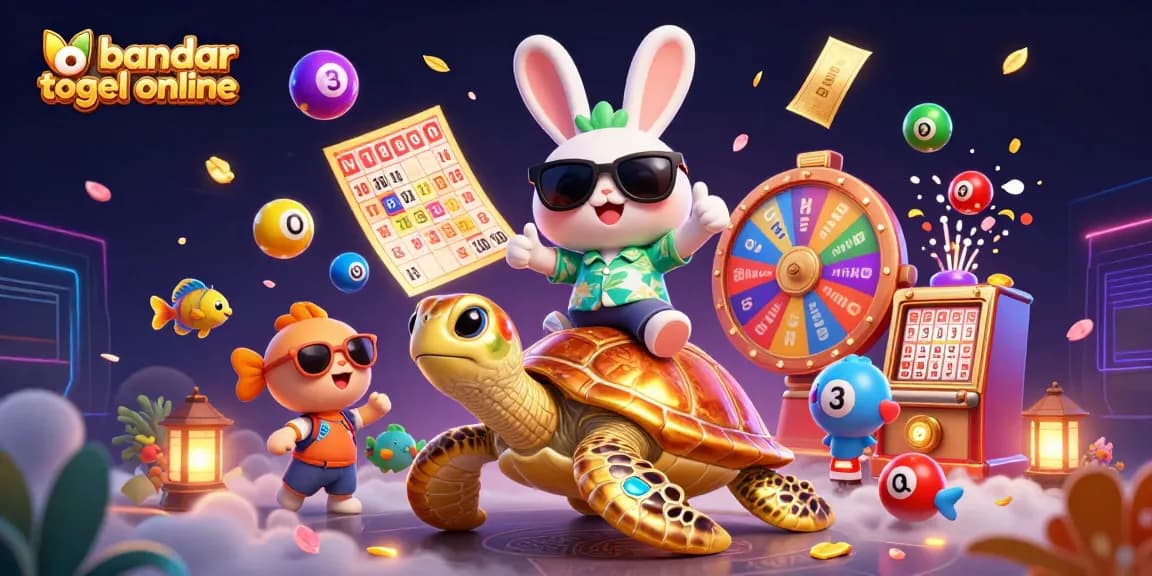 Engage in thrilling bandar togel online with dynamic lottery elements and vibrant characters.