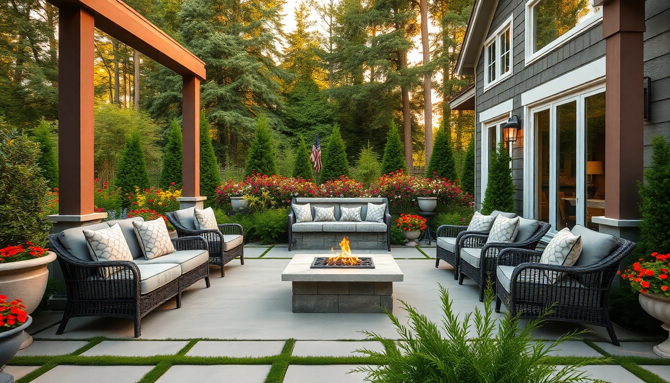 Enhance your Wellesley Outdoor Living experience with a cozy and beautifully designed patio.