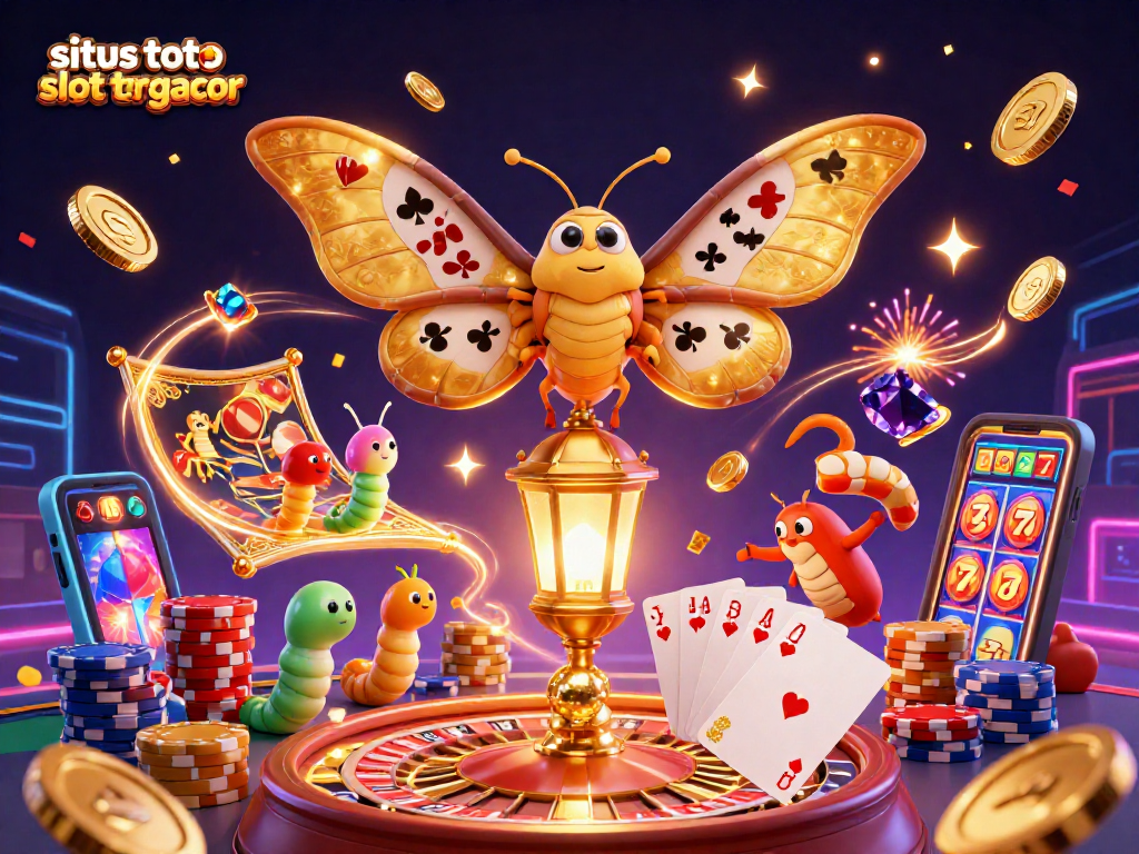 Engage in thrilling wins at situs toto slot tergacor with vibrant casino elements and dynamic 3D characters.