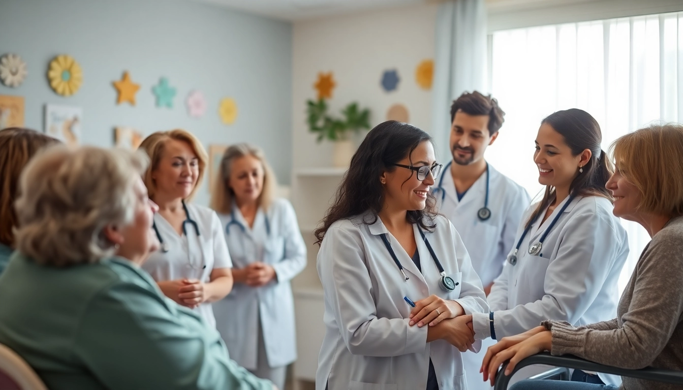 Enhance health outcomes with caregivers supporting patients in a warm hospital setting.