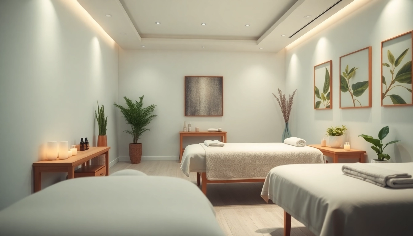 A calming massage therapy center showcasing relaxation elements for services listed on https://forumup.org/.