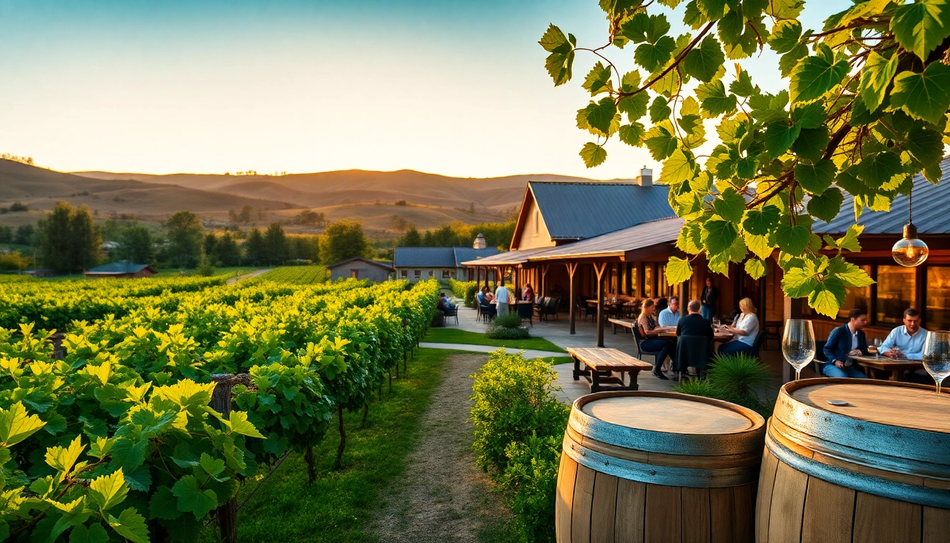 Experience the exquisite wineries in Clarksburg amidst scenic vineyard landscapes.