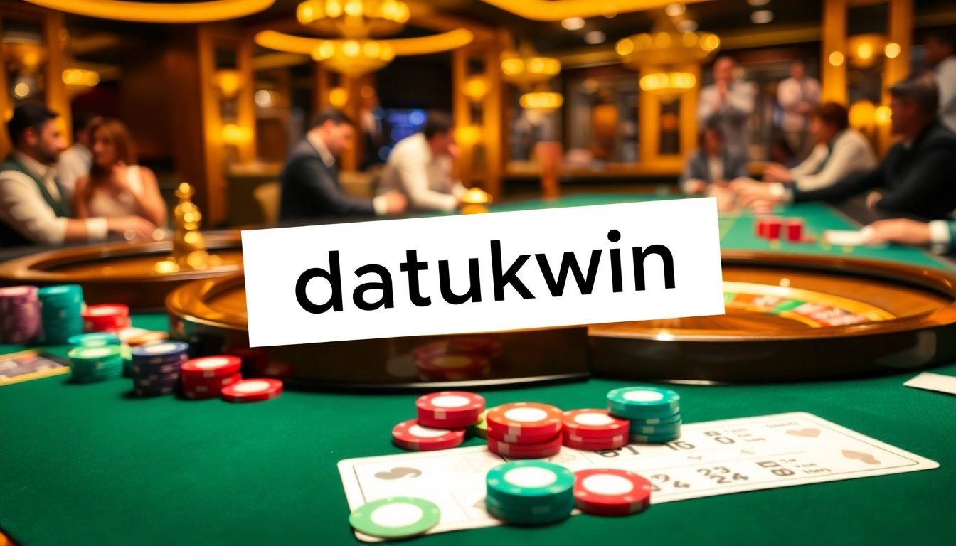 Menangkan besar dengan Datukwin di meja kasino mewah yang penuh kegembiraan dan cip berwarna-warni.