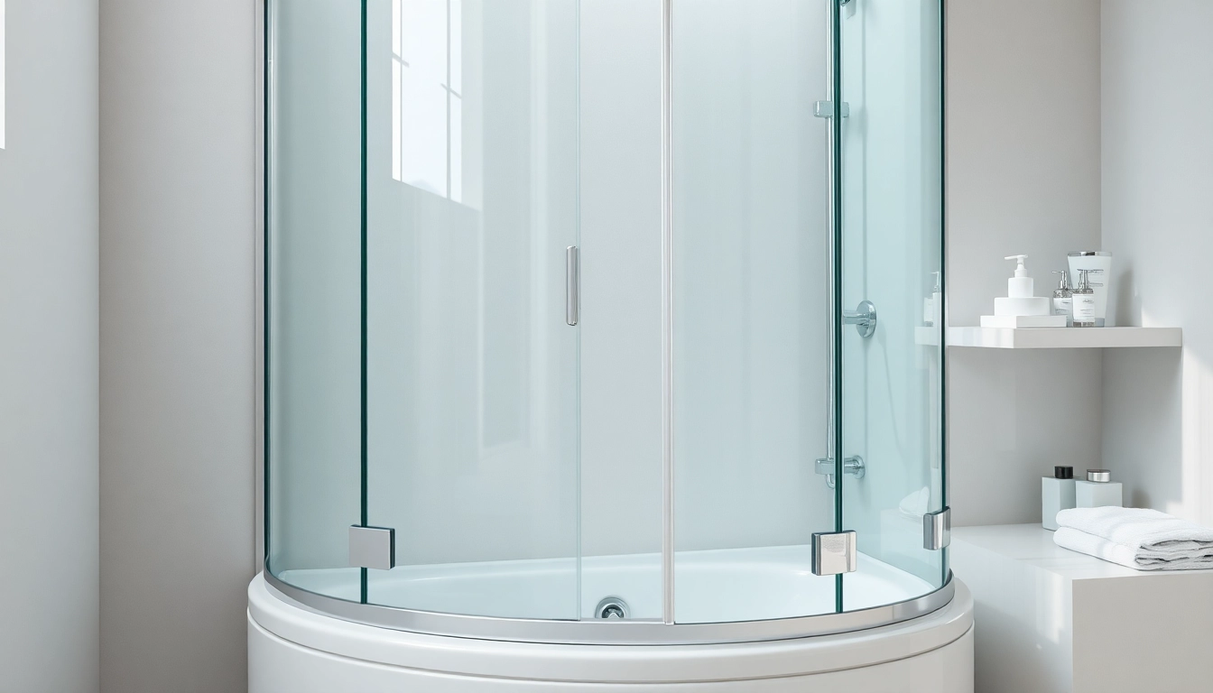 Genießen Sie eine moderne sonni Duschkabine mit eleganten Glaswänden und Chromdetails.