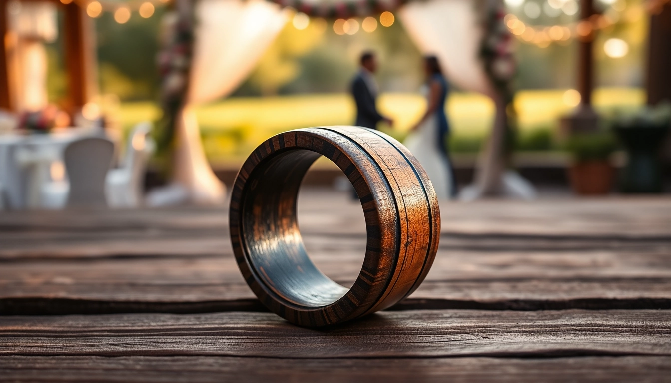 Handcrafted Whiskey Barrel Wedding Bands: Unique and Elegant Choices