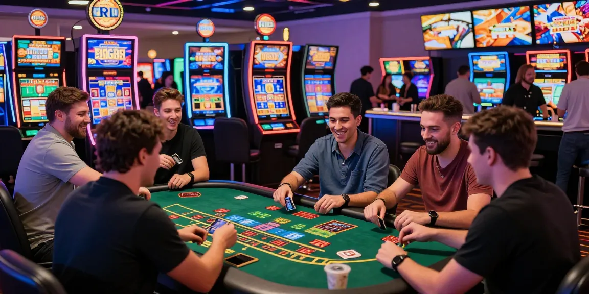 Experience vibrant gaming at https://sii.org.uk/ with players enjoying credit card casinos in a lively atmosphere.