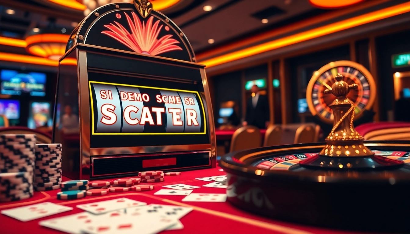 Experience the exciting slot demo scatter hitam with vibrant casino elements.