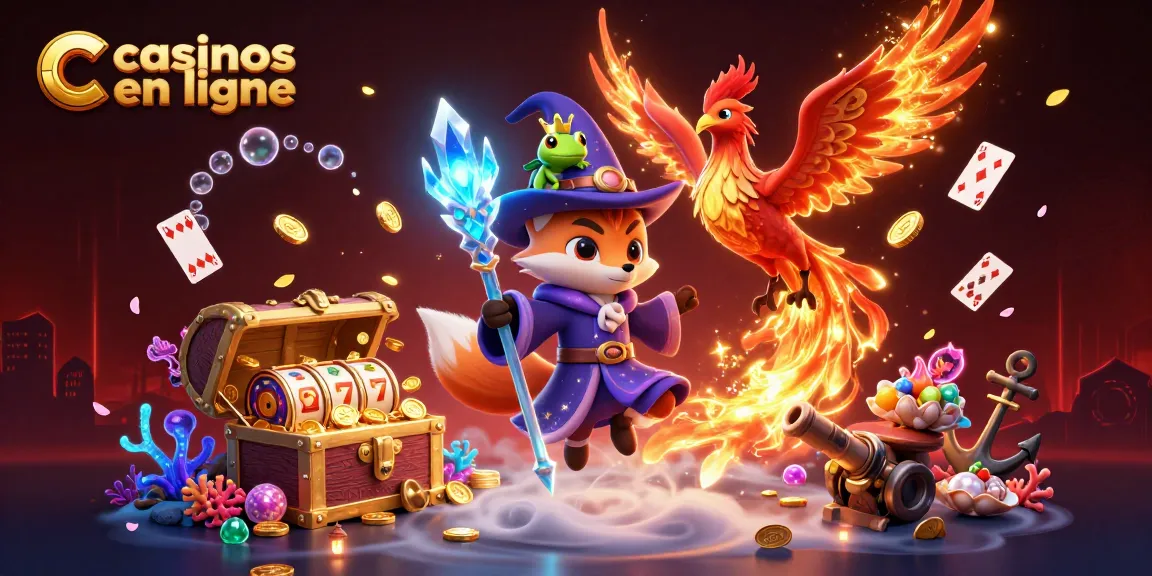 Profitez des casinos en ligne avec des éléments de machine à sous et un design captivant.