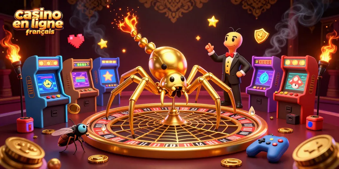 Placez vos paris dans un casino en ligne français vibrant et ludique, avec une toile de roulette dorée.