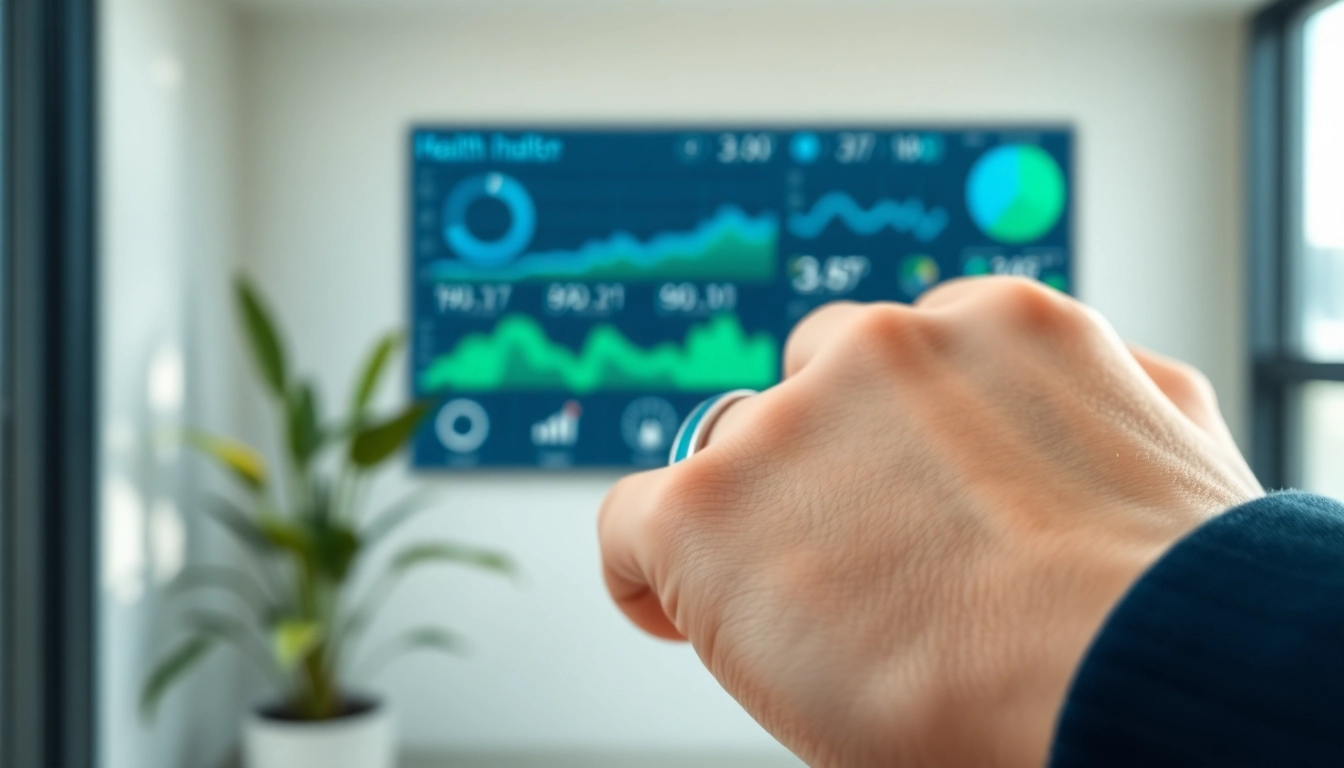 Experience the innovative features of the Smart Health Ring for monitoring health metrics.