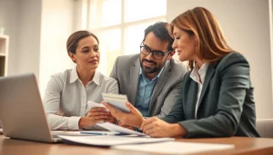 신용카드 현금화 방법에 대해 상담하는 전문가와 고객의 대화 장면