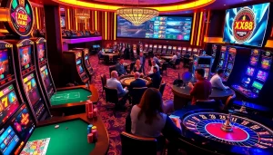 Experience the excitement of XX88 Boats at vibrant casino tables surrounded by players betting on big wins.