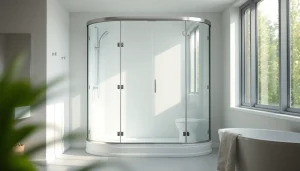 Verleihen Sie Ihrem Badezimmer mit der eleganten sonni Duschkabine eine luxuriöse Note.