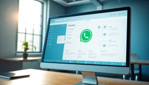 Utilize ultramsg API displayed on a computer screen showcasing WhatsApp integration features.