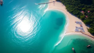 Onde fica Paripueira? Vista deslumbrante das praias intocadas de Paripueira e águas claras.