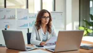 카드 한도 현금화에 대한 상담을 진행하는 전문가의 모습