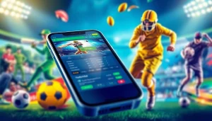 Visual overview showcasing the best sports betting apps India through engaging betting app interfaces and sports graphics.